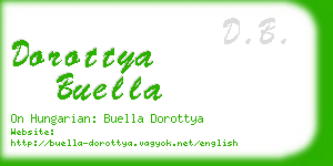 dorottya buella business card